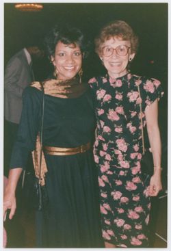 Phyllis Klotman, possibly with Alile Sharon Larkin