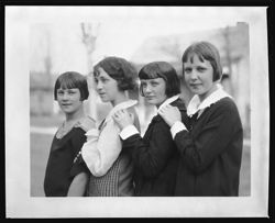 Group of girls: Coffey, Moser, Batlin, Mabel Calvin