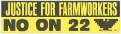 Proposition 22 bumper sticker