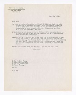 30 May 1951: To: Edward M. Pooley. From: Roy W. Howard.