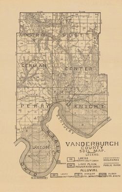Vanderburgh County soil map