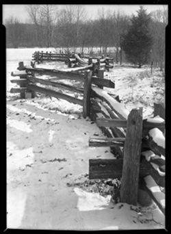 Study of fence, east gate state park