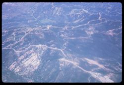 Mountains north of Los Angeles from Pan-Am 707 jet