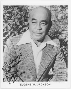 Autographed Eugene "Pineapple" Jackson portrait