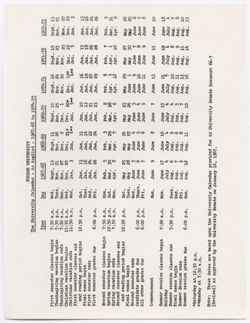 41: Proposed Calendars: 1968-69; Calendar Guidelines; Purdue University Senate Document, ca. 06 June 1967