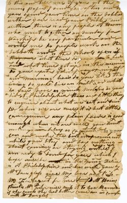[Mrs. Joseph SISTARE ?], New York. To Frances and Sarah [SISTARE ?], [New Harmony, Indiana]., 1826 Aug. 19