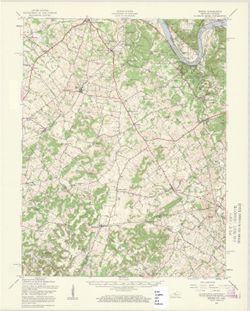 Ekron quadrangle, Kentucky-Indiana : 15 minute series (topographic) [1959 printing with vegetation]