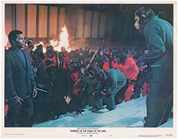 Conquest of the Planet of the Apes lobby card