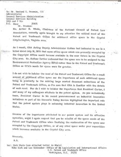 Memo from Birch Bayh to Rowland G. Freeman III of the General Services Administration, 1978-1980