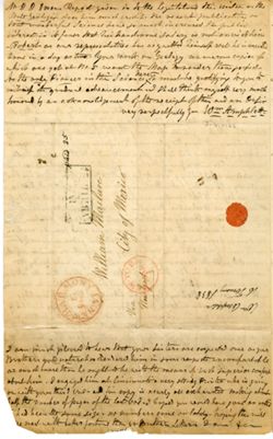 Amphlett, William, New Harmony to William Maclure, Mexico., 1838 Feb 16