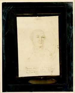 Pencil sketch of General Washington from life, taken by Chas. Wilson Peale
