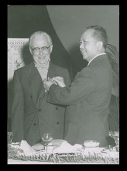 Roy W. Howard and Carlos Romulo