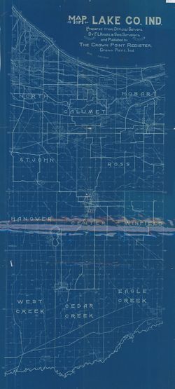 Map of Lake Co., Ind.