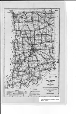 State highway system of Indiana [1924]