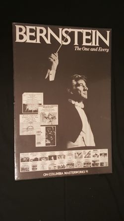 Bernstein Columbia Masterworks Poster