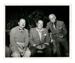 Jack and Roy Howard with other man at Bohemian Grove