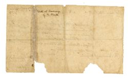 1779, June 19 - Clark, George Rogers, 1752-1818, Soldier. Fort Clark in the Illinois. To Treasurer of Virginia. Draft to pay for cattle for his troops.