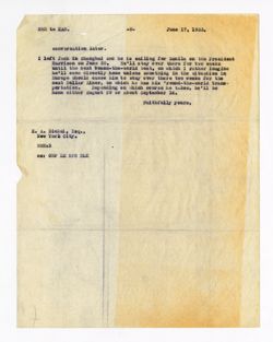 17 June 1933: To: Karl A. Bickel. From: Roy W. Howard.
