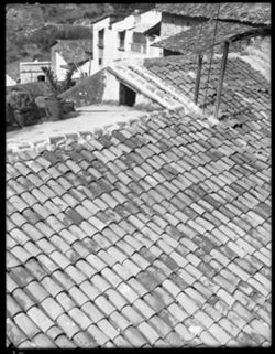 Study of tile roofs, Taxco