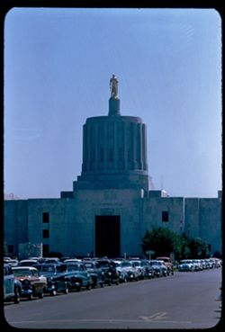 North (front) elevation  Oregon capitol Salem, Oregon