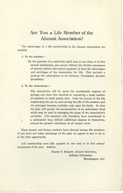 "Ballot for Alumni Councillors" vol. V, no. 3