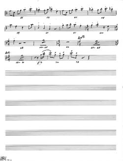 IV. Christmas music, Manuscript / orchestra pts (flute II)