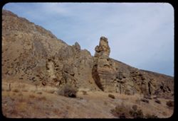 Strange rock shapes along US Hwy 40 west of Elko, Nevada.