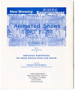 Black Filmworks program, 2000