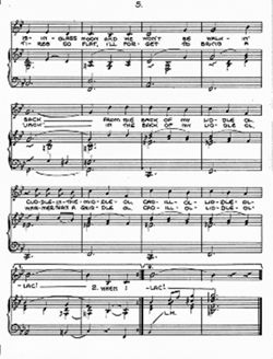 My Cadill-liddle-ol-lac, piano-vocal score, July 20, 1950