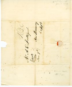 Bennett, W[illia]m P[enn], York, Illinois. To A[chille] E[mery] Fretageot, New Harmony, Indiana., 1837 Jan. 2