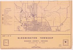 [Monroe County, Indiana, existing use of land.] Sheet 2. Bloomington Township, Monroe County, Indiana, existing use of land
