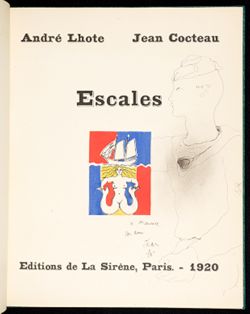 1920?Cocteau, Jean, 1889-1963, author. [Drawing of a sailor]. A.D.S.