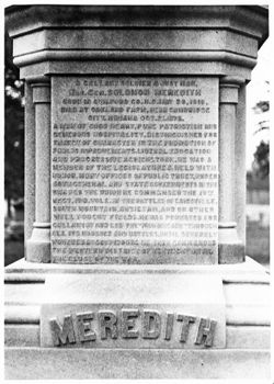 On Meredith Monument