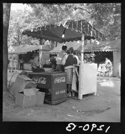 Scenes at street fair, 1947