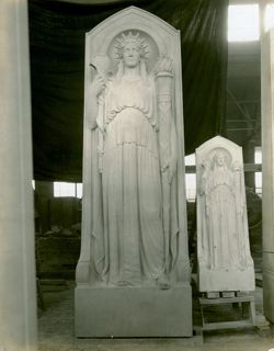 Statue for Indiana War Memorial, Indianapolis