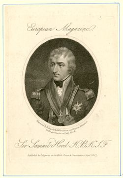 Sir Samuel Hood K.B.K.L.F.