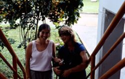 Stephanie Kane and Jane Benson in the Canal Zone