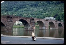 Bridge over river Neckar at Heidelberg