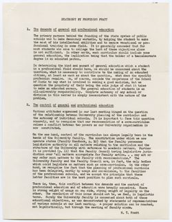 Report of the Committee on the Junior Division, ca. 30 November 1954