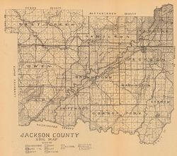 Jackson County soil map