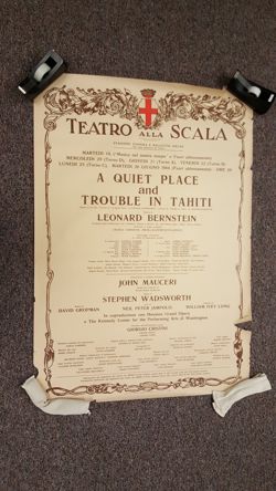 Teatro alla Scala Poster - A Quiet Place/Trouble in Tahiti
