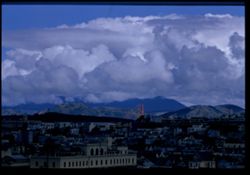 Clouds, Tamalpais and Golden Gate Bridge, San Fansisco C. W. Cushman