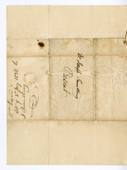 Owen, W[illia]m, [New Harmony]. To Joseph Fauntleroy, Present,[New Harmony]., 1832 Jan. 3