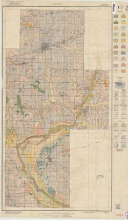 Soil map, Indiana, Clay County sheet