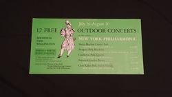 New York Philharmonic Outdoor Concerts Poster