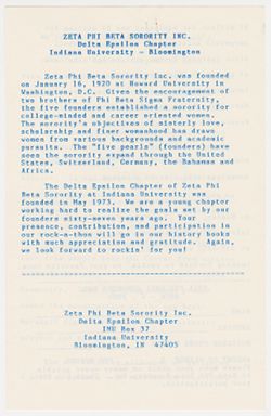 IU Foundation - Student Partners, 1987-1988