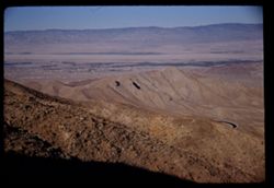 View northeastward from San Jacinto mtns across Coachella Valley