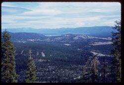 View toward Lake Tahoe from Echo Summit.