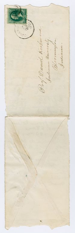 Envelope with notes, undated