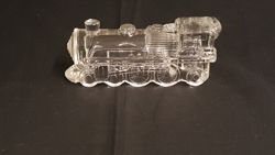 Glass Locomotive Paperweight